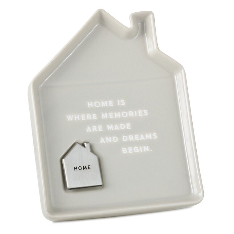 Hallmark House-Shaped Trinket Dish With Token