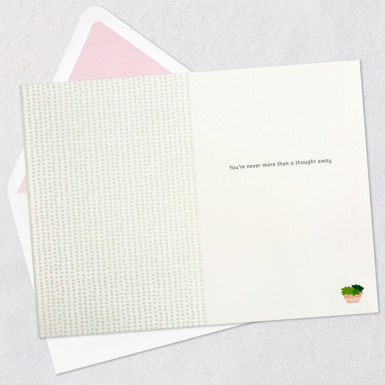 Hallmark Houseplants With Cat Thinking Of You Card