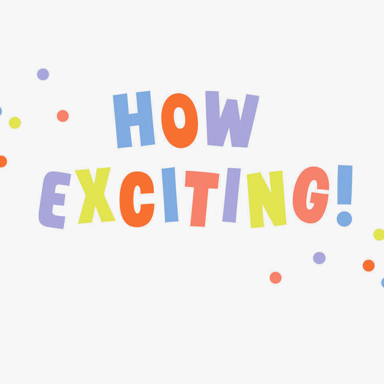 Hallmark How Exciting Congratulations Card
