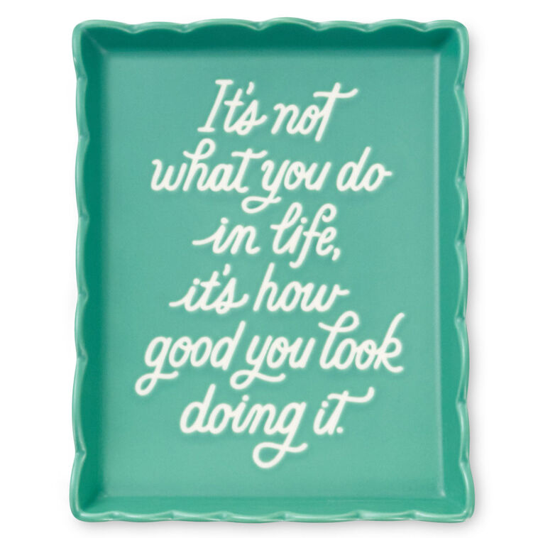 Hallmark How Good You Look Funny Trinket Tray