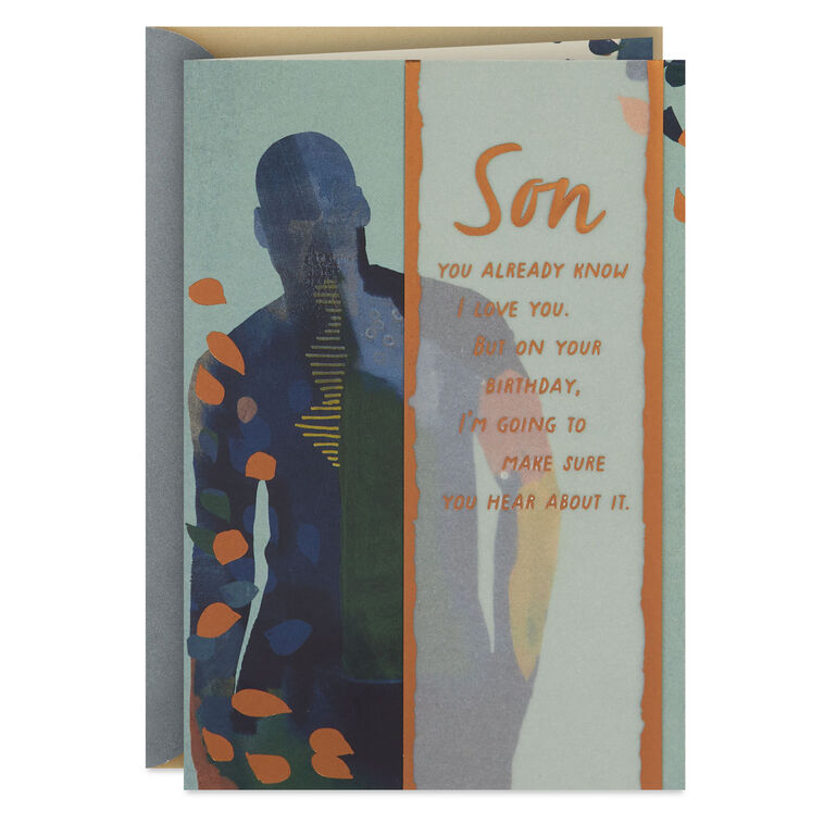 hallmark How Much I Love You Birthday Card for Son