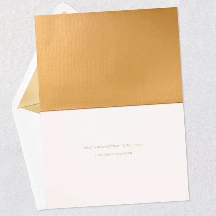 Hallmark How Much You Mean Birthday Card