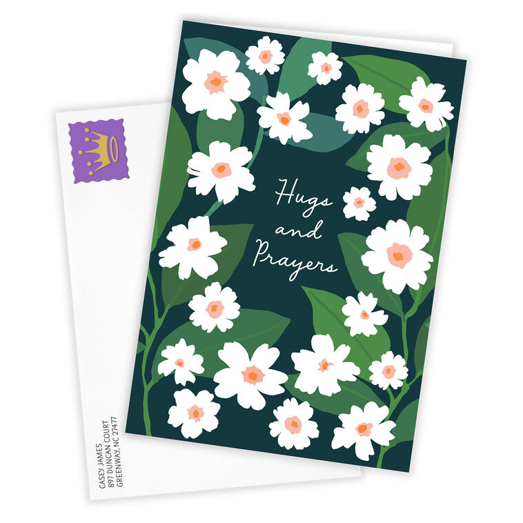Hallmark Hugs And Prayers Daisies Custom Card