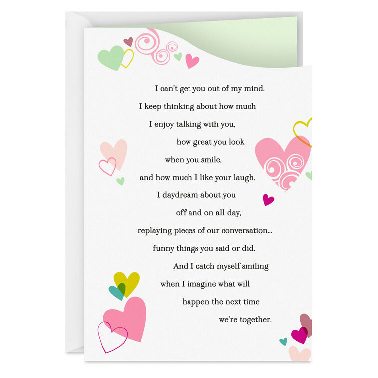 hallmark I Can't Stop Thinking About You Love Card