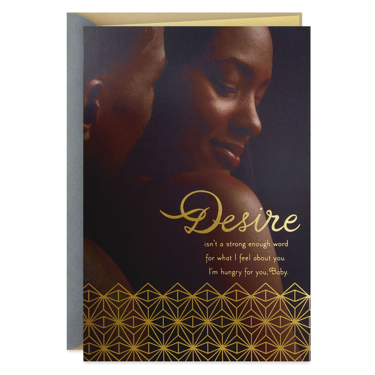 hallmark I Desire You Romantic Birthday Card