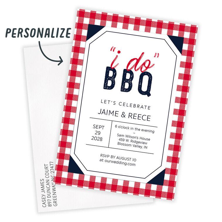 Hallmark I Do BBQ Wedding Event Invitation