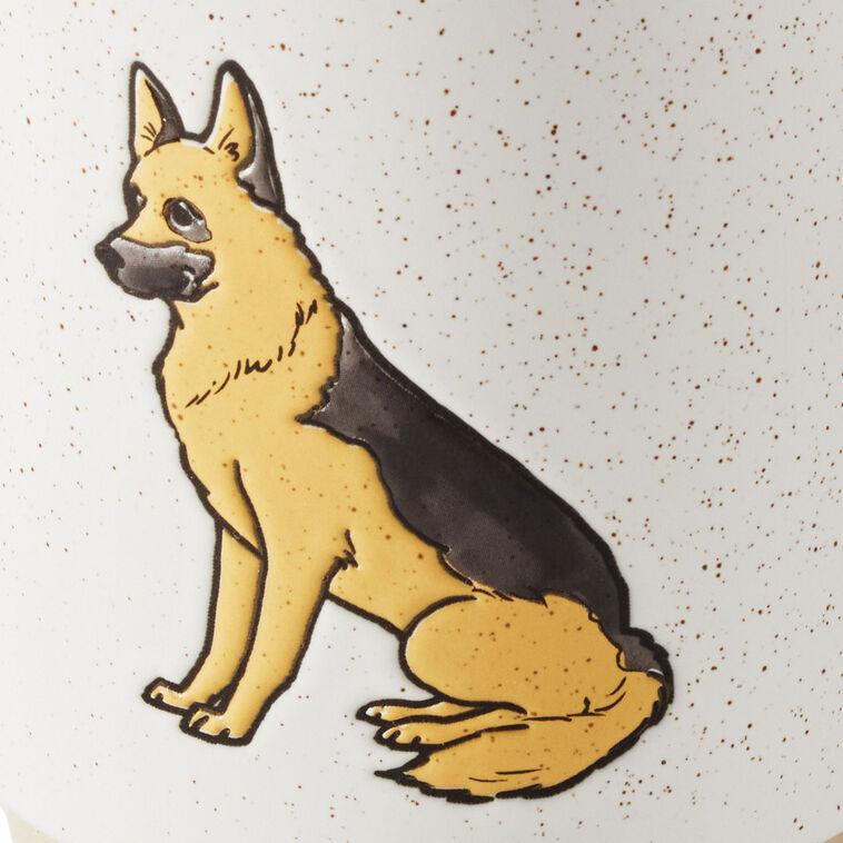 Hallmark I Heart My German Shepherd Mug 16 Oz