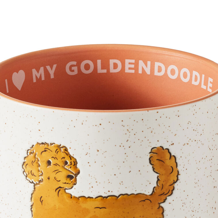 Hallmark I Heart My Goldendoodle Mug 16 Oz