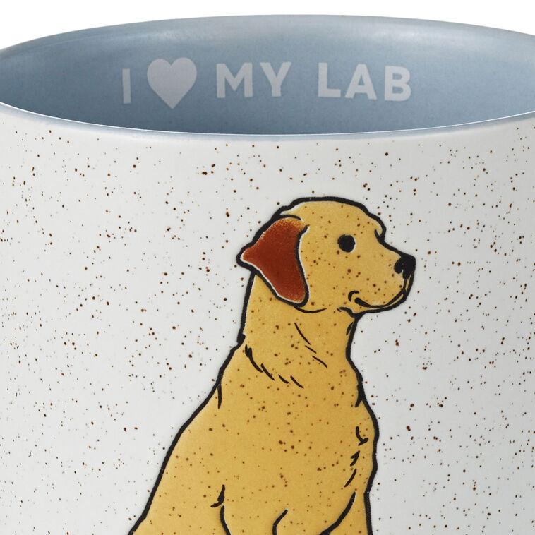 Hallmark I Heart My Lab Mug 16 Oz