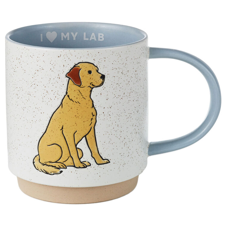 hallmark I Heart My Lab Mug 16 oz