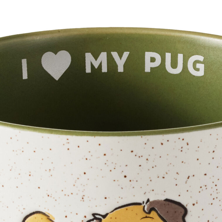 Hallmark I Heart My Pug Mug 16 Oz