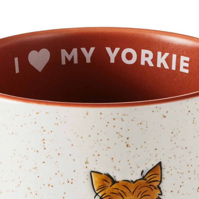 Hallmark I Heart My Yorkie Mug 16 Oz