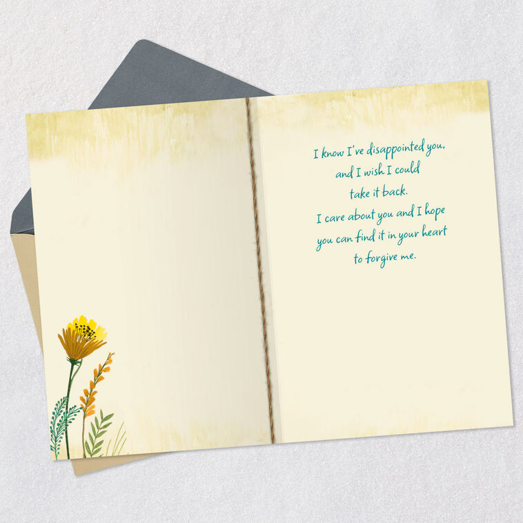 Hallmark I Hope You Can Forgive Me Apology Card