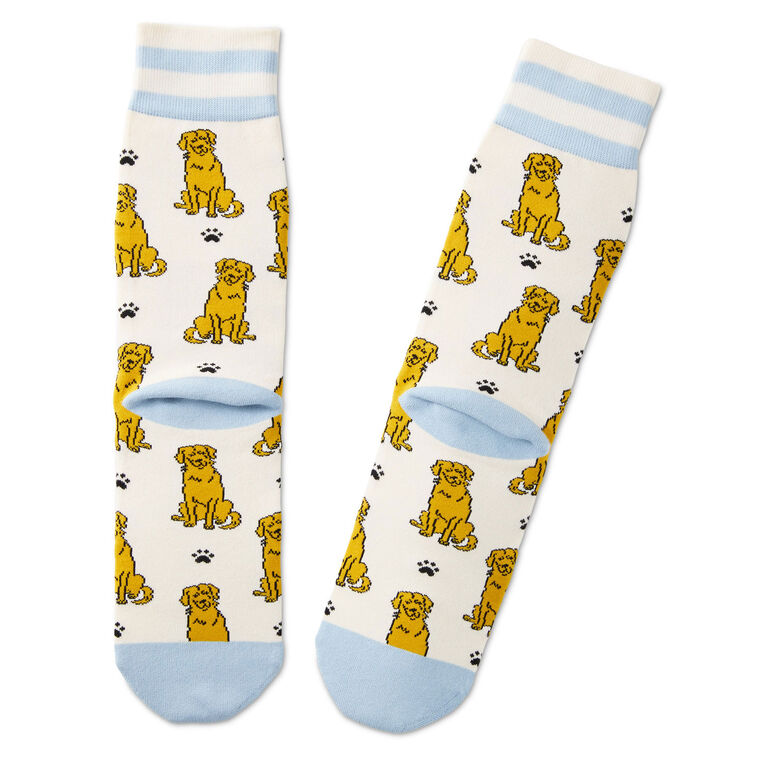 Hallmark I Love My Golden Retriever Crew Socks