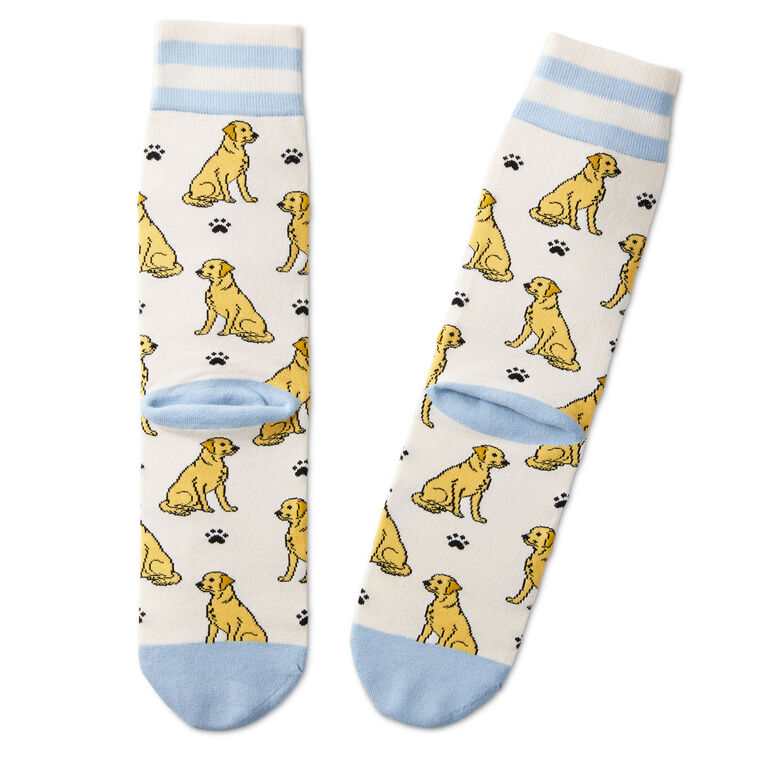 Hallmark I Love My Yellow Lab Crew Socks