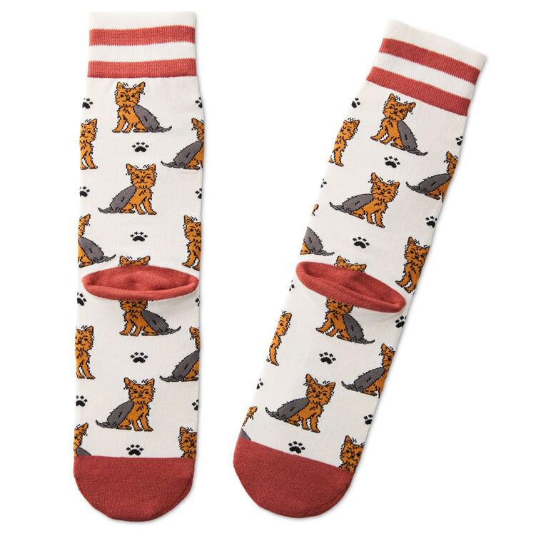 Hallmark I Love My Yorkie Crew Socks