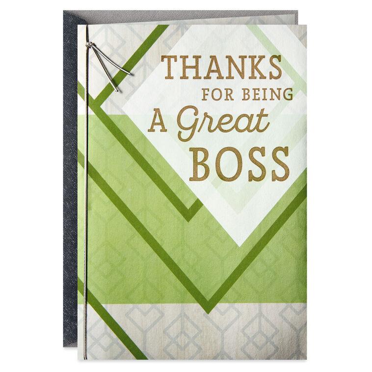 hallmark I'm Grateful for You Boss's Day Card