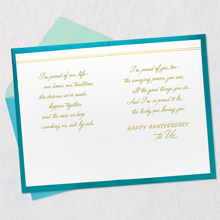 Hallmark I'm Proud Of Us Anniversary Card