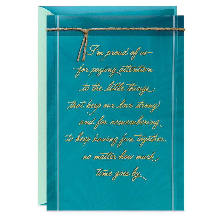 hallmark I'm Proud of Us Anniversary Card