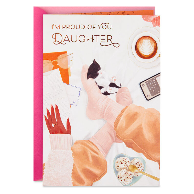 hallmark I'm Proud of You Daughter Birthday Card