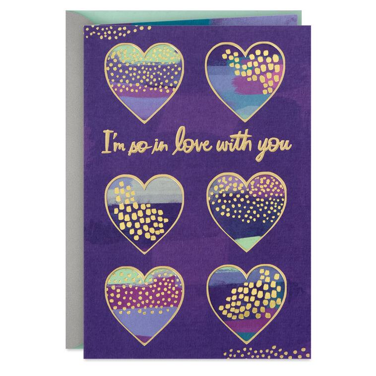 hallmark I'm So in Love With You Love Card