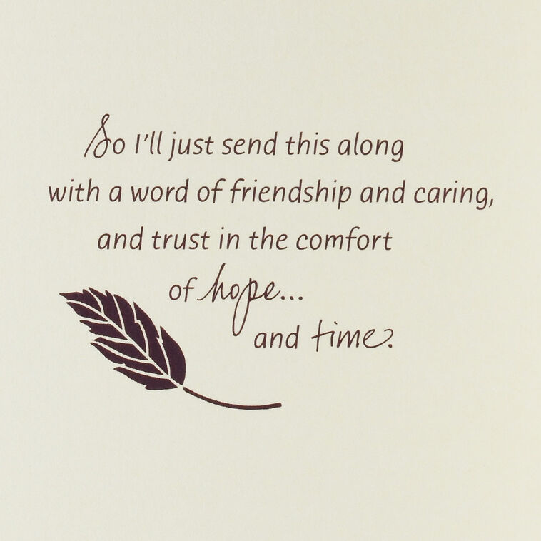 Hallmark I'm So Sorry For Your Loss Sympathy Card
