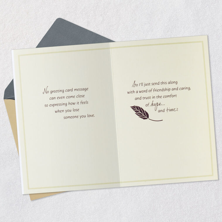 Hallmark I'm So Sorry For Your Loss Sympathy Card