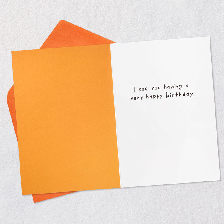 Hallmark I See A Squirrel Funny Birthday Card