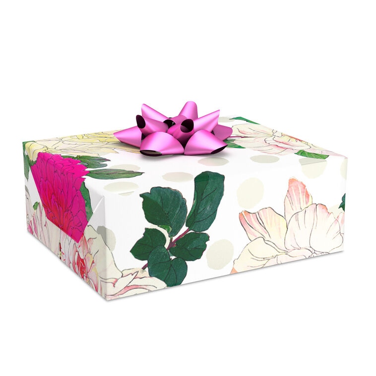 Hallmark Illustrated Roses Wrapping Paper 20 Sq. Ft