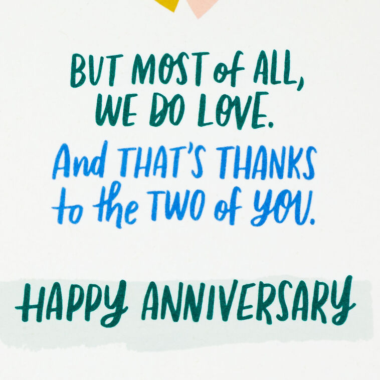 Hallmark In Our Home Anniversary Card For Parents