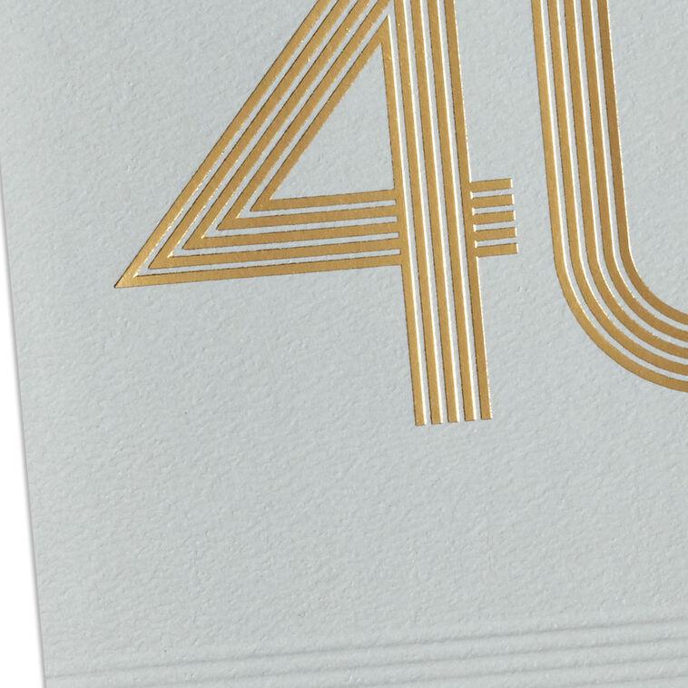 Hallmark Incredible You 40th Birthday Card