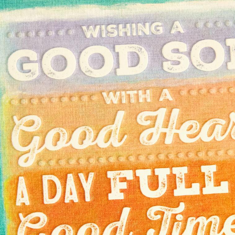 Hallmark It's All Good Birthday Card For Son