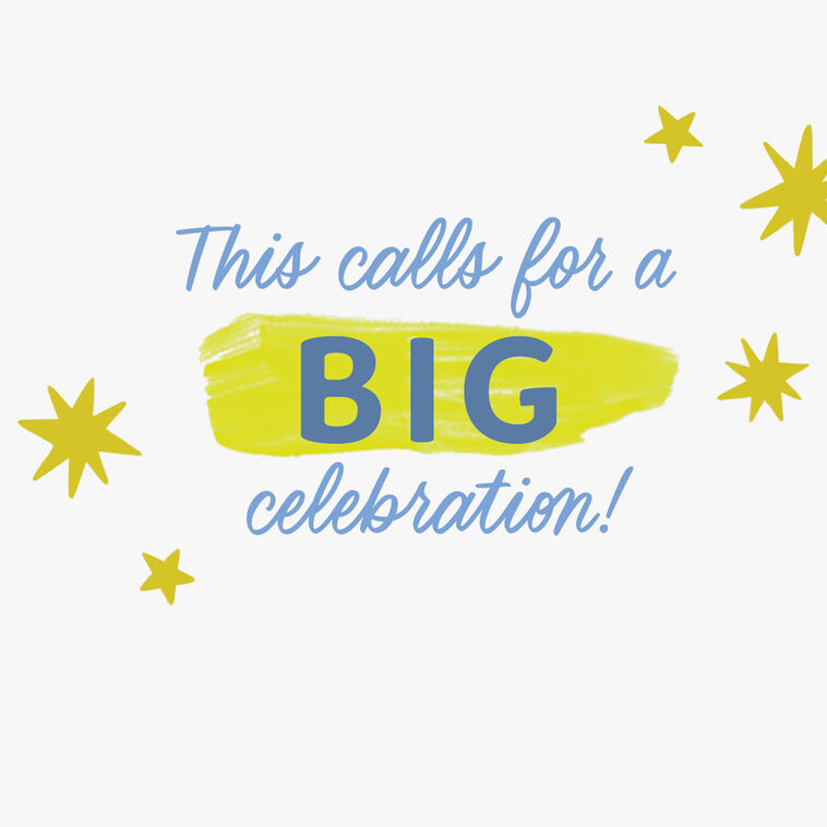 Hallmark It's Your Day To Celebrate Card For Kids