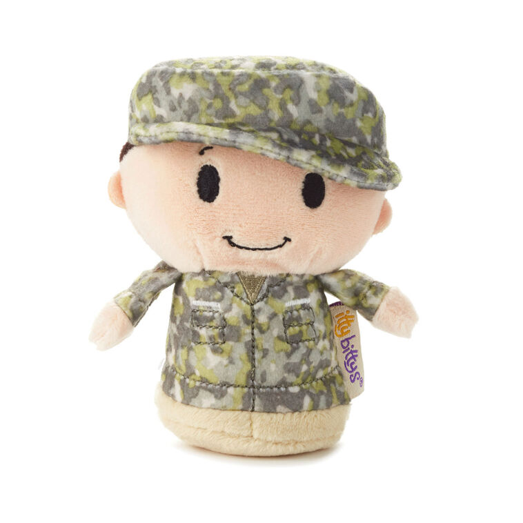 hallmark itty bittys® Green Camo Boy Plush