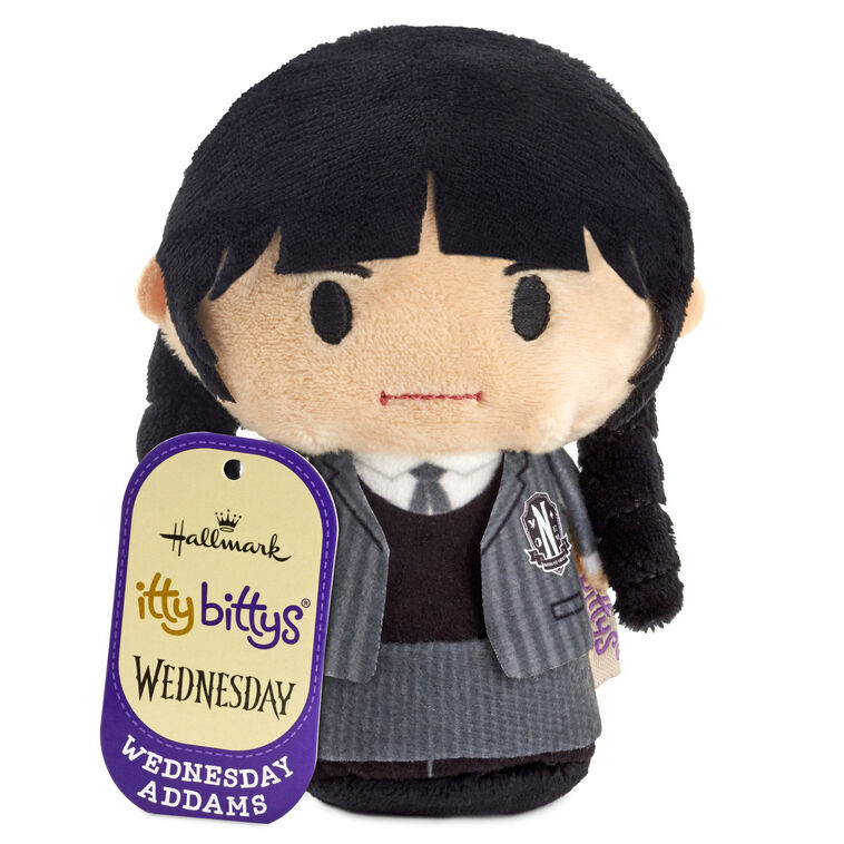 Hallmark Itty Bittys® Wednesday Addams Plush
