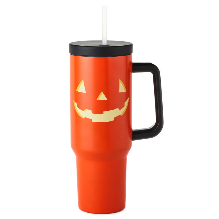 hallmark Jack-o'-Lantern Insulated Travel Cup 40 oz