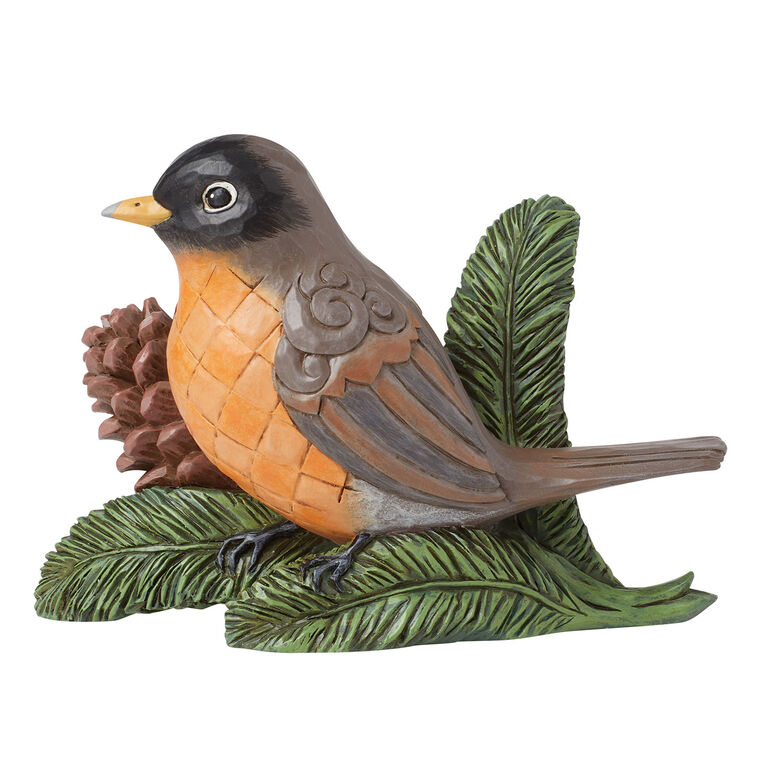 hallmark Jim Shore Robin Bird Figurine 4"