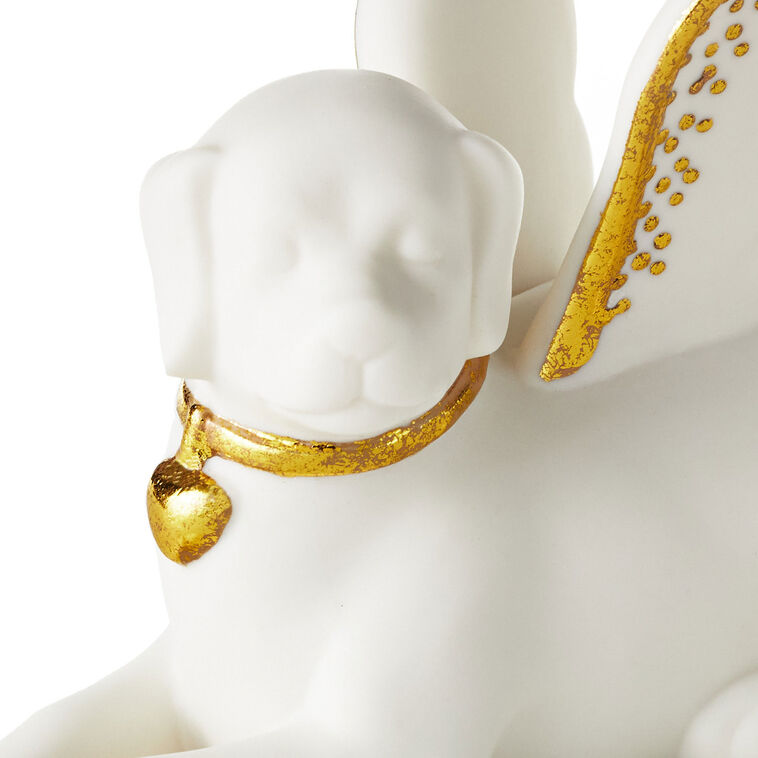 Hallmark Joanne's Angels Dog Figurine 3.3"