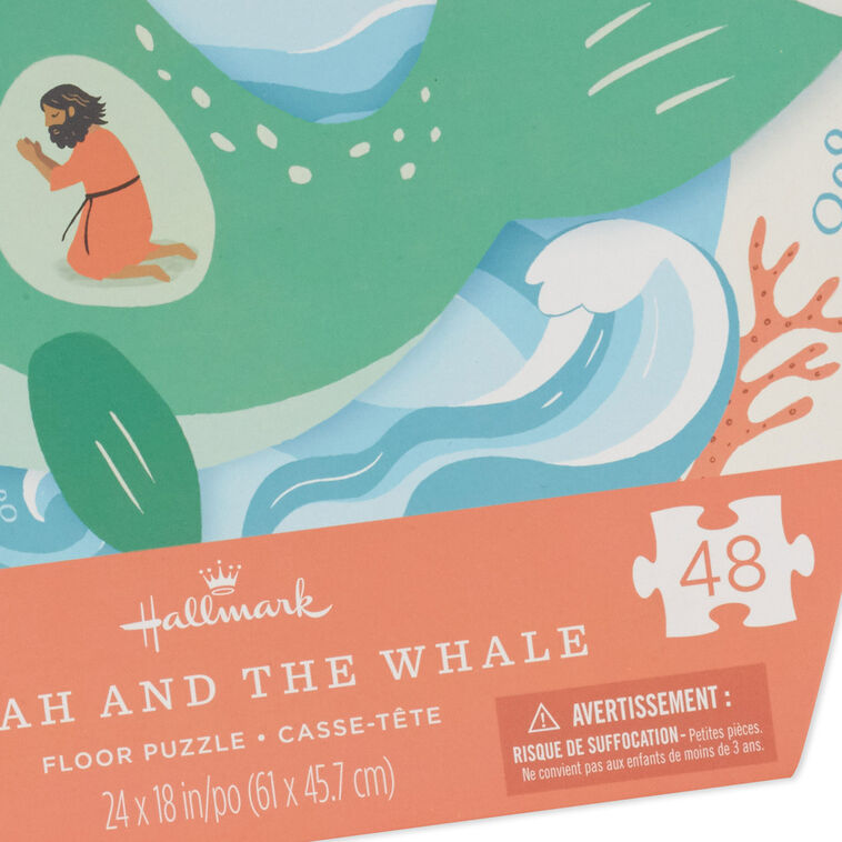 Hallmark Jonah And The Whale 48-Piece Floor Puzzle