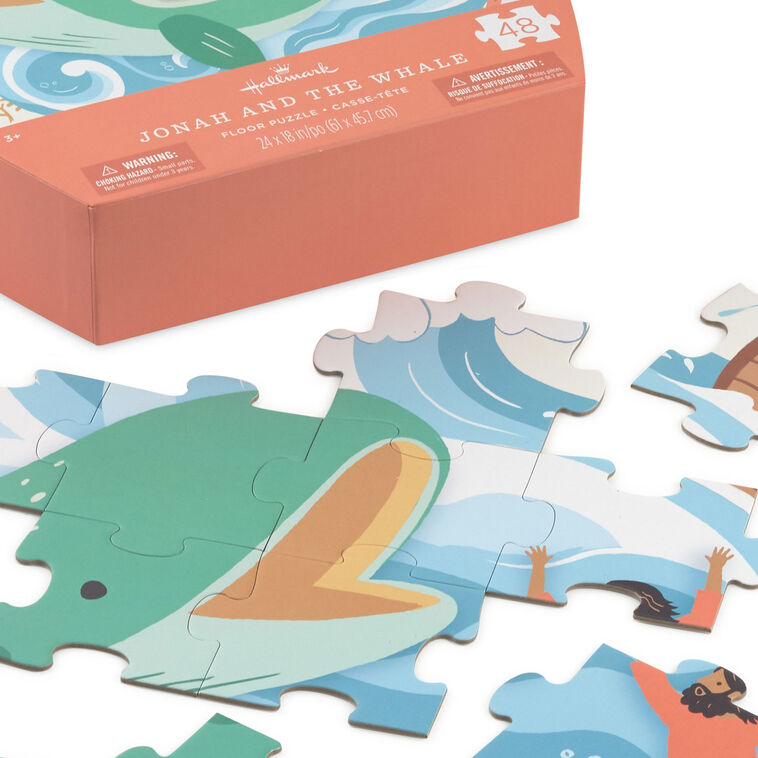 Hallmark Jonah And The Whale 48-Piece Floor Puzzle