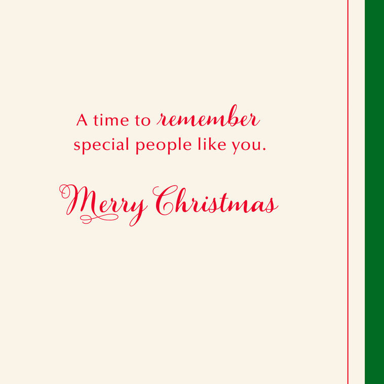 Hallmark Joy Love Hope Christmas Card