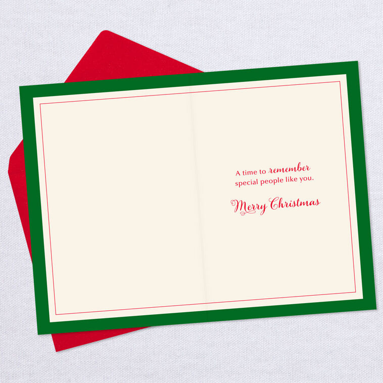 Hallmark Joy Love Hope Christmas Card