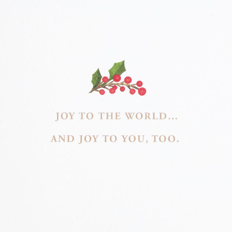 Hallmark Joy To You Christmas Card