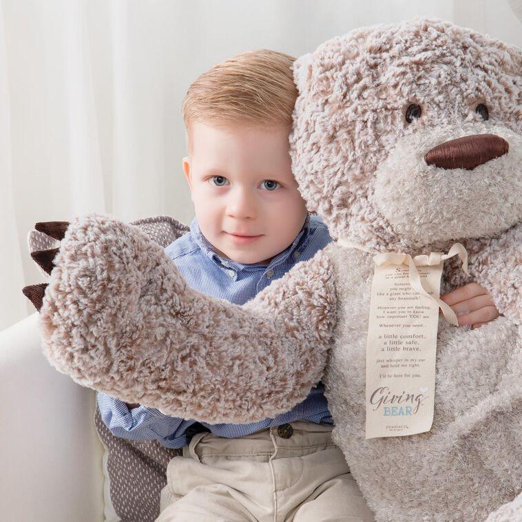 Hallmark Jumbo Giving Bear Stuffed Animal 36"