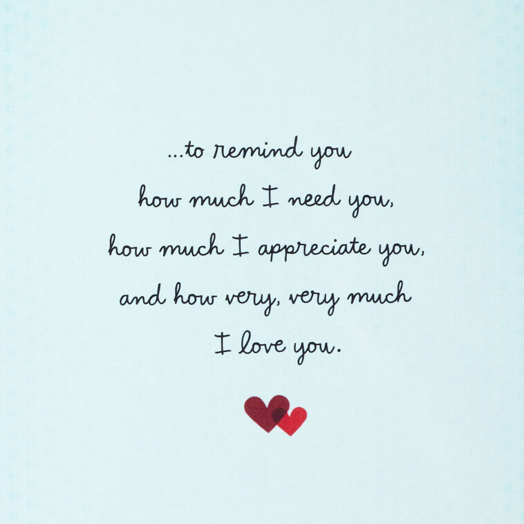 Hallmark Just A Little Love Note Love Card