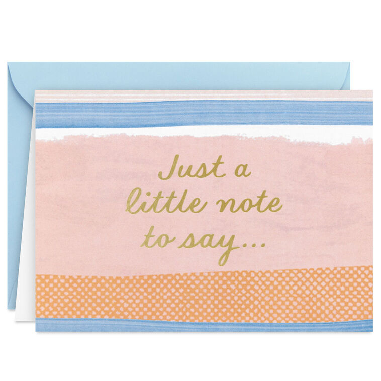 Hallmark Just A Little Note Blank Notes Pack Of 10