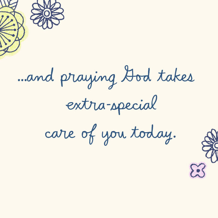 Hallmark Just Checking In Religious Get Well Card