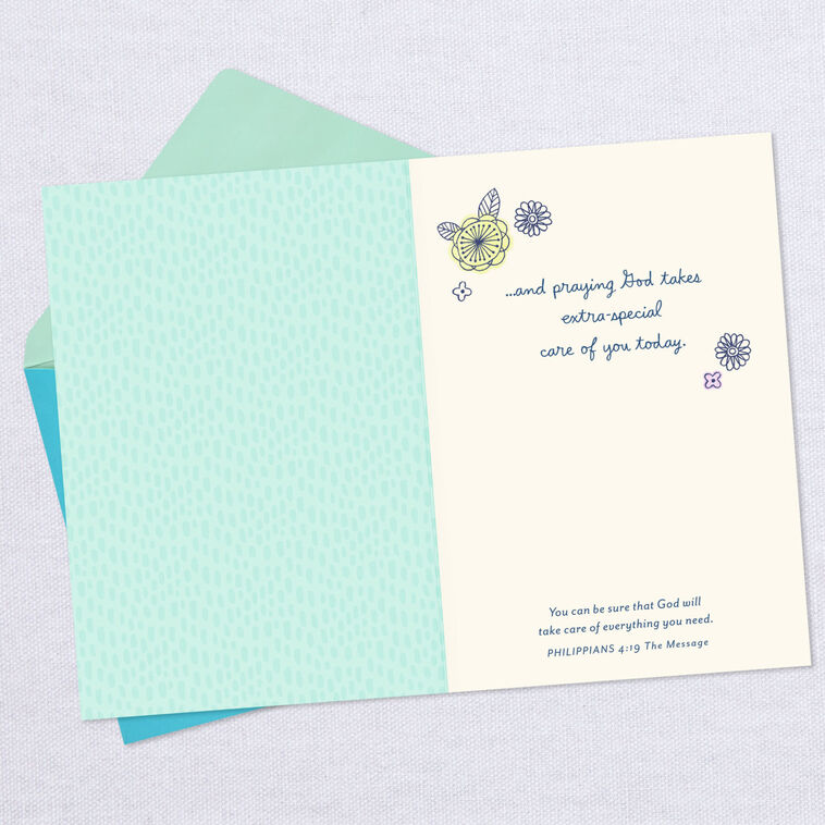Hallmark Just Checking In Religious Get Well Card