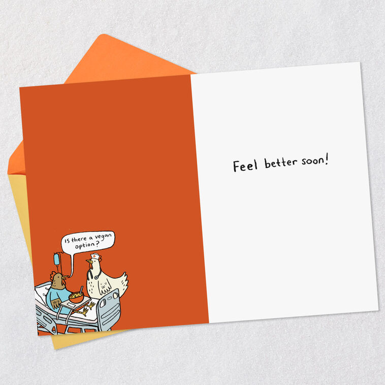 Hallmark Just Eat It Funny Get Well Card