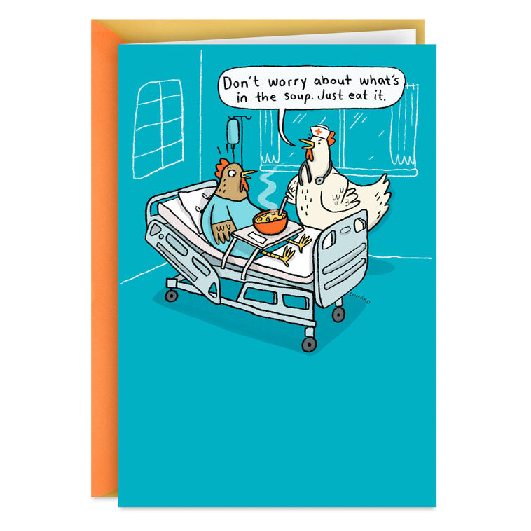 hallmark Just Eat It Funny Get Well Card
